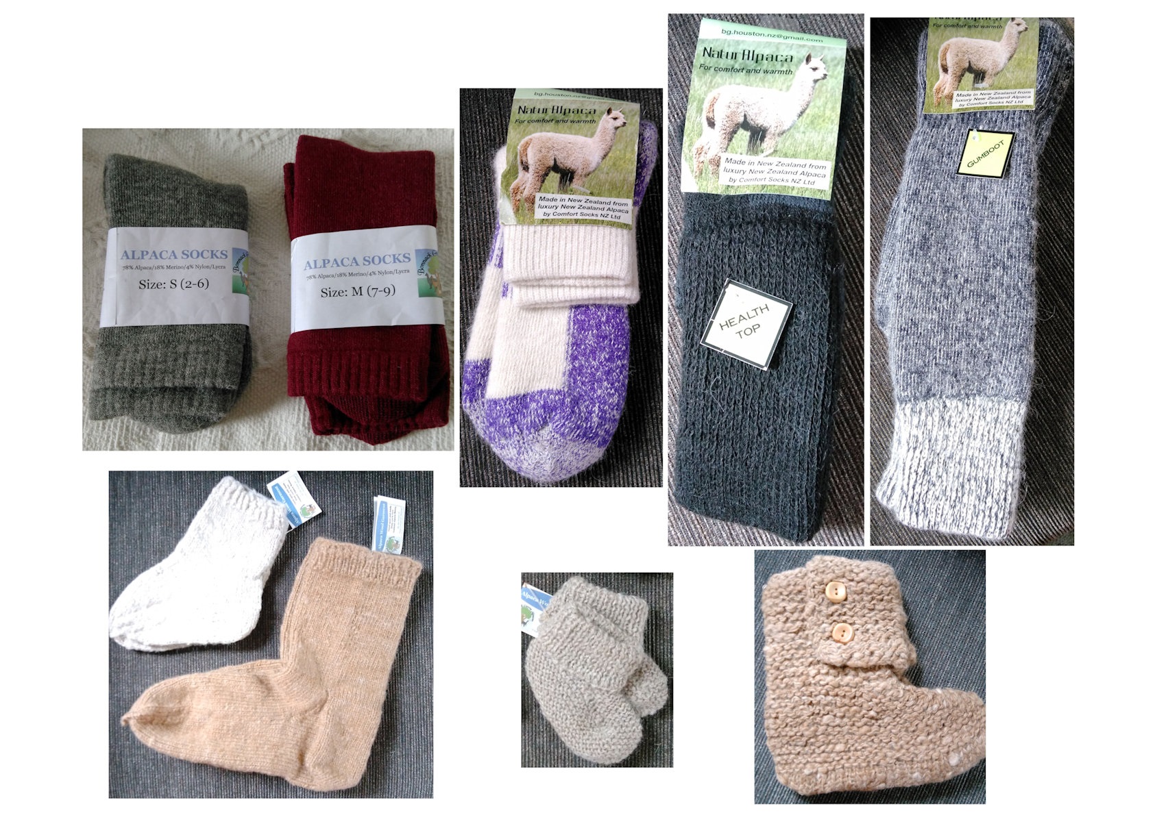 A pair of alpaca socks - Edinburgh Greens' Auction of Promises